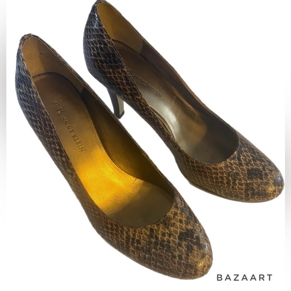 Anne Klein Shoes - Anne Klein Akwystere High Heels, 3.5”, Animal Print, Snake Print, Sz 7, Pumps​